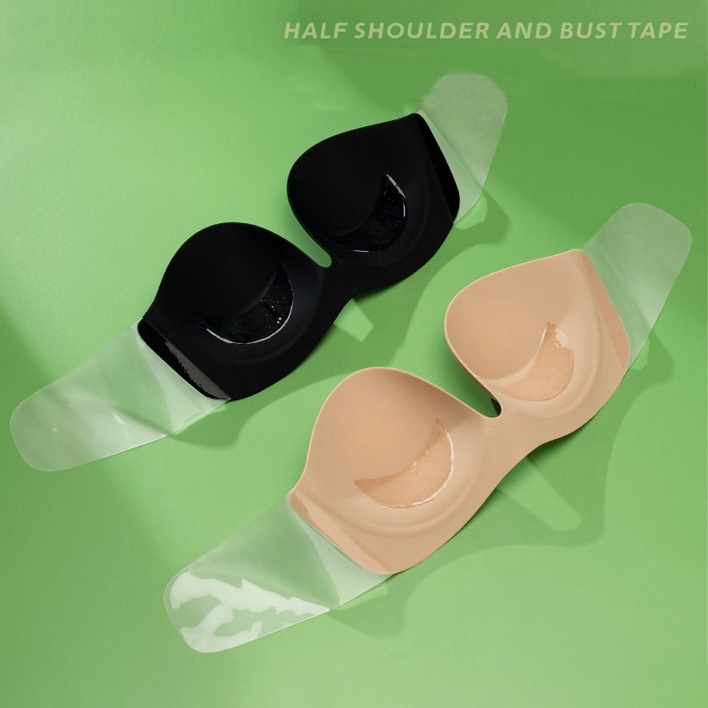 Backless Bra Sticky - ชุดชั้นในไร้ตะเข็บ บราไร้สายแบบดันทรง บราแบบไม่มีสาย บราแบบติดแน่นป้องกันการหย่อนคล้อย แผ่นฟองน้ำเสริมหน้าอก สำหรับชุดเดรสเปิดหลัง