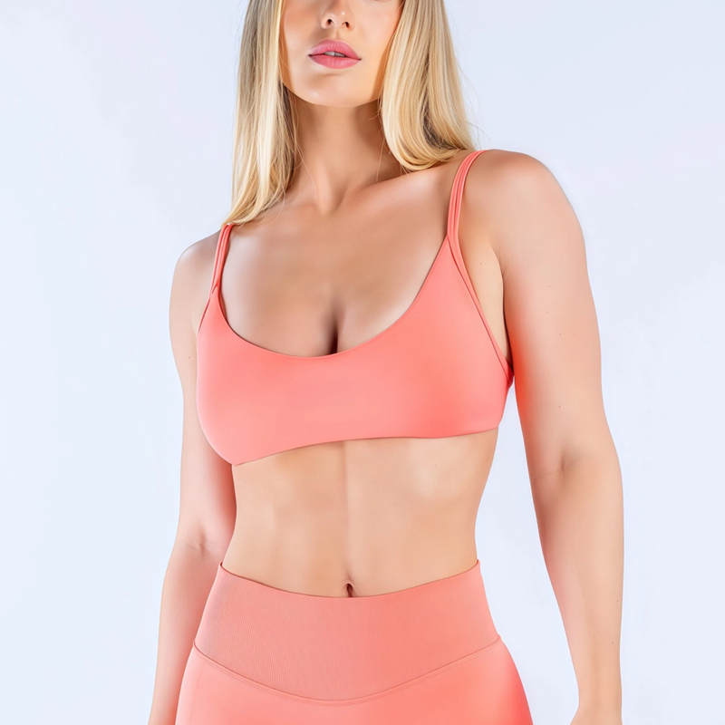 Minimizer Bra Women - HISTELLO บราแบบคอเว้าลึกสำหรับผู้หญิง ทรง U-Back สปอร์ตแทงค์ท็อป บราดันทรงสำหรับออกกำลังกาย