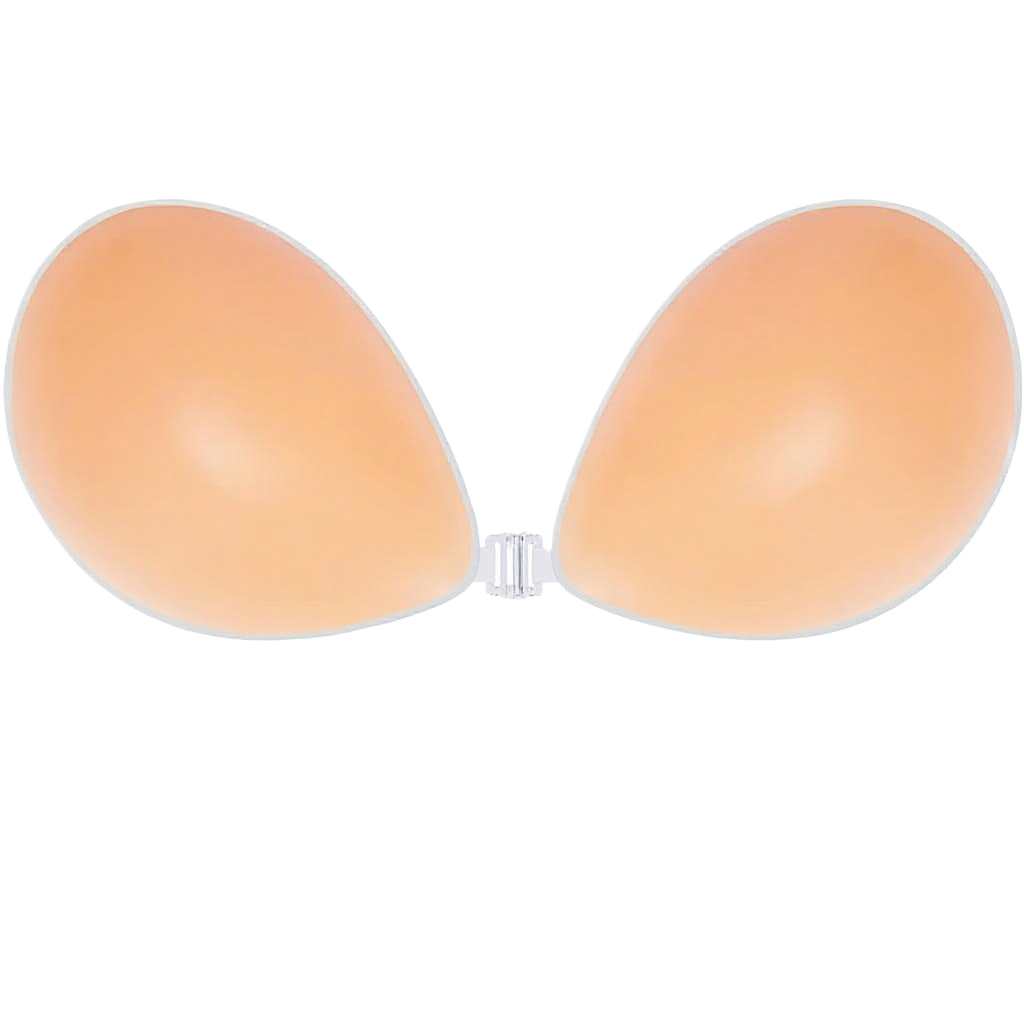 Push Up Bra Silicone - บราซิลิโคนแบบไร้สาย ยกทรงแบบดันทรง ใช้ซ้ำได้ ติดแน่น ไม่มีสาย ไม่มีสายหลัง