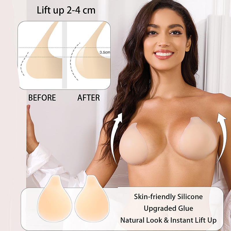 1/2 คู่ผู้หญิง Sticky Bra Push - Backless Bra Sticky บทวิจารณ์และราคา