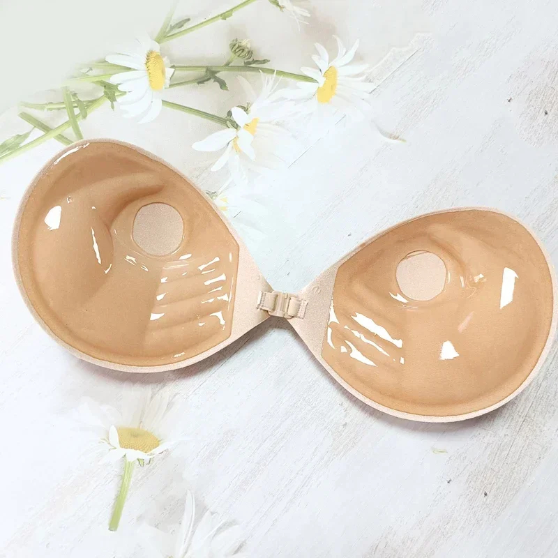 บราแปะหน้าอกแบบซิลิโคน 1/2 ชิ้ - Push Up Bra Silicone บทวิจารณ์และราคา